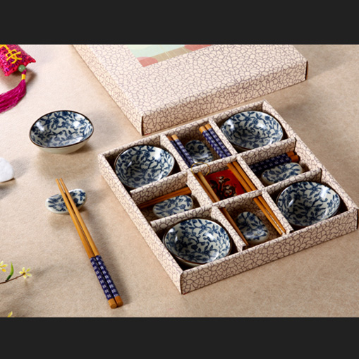 竹筷子、碟子餐具套裝