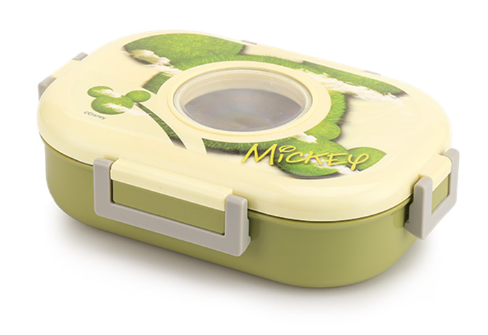 迪士尼 云跡森林 長方形不銹鋼保溫飯盒