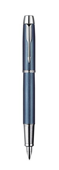 《派克筆》IM星光藍白夾墨水筆