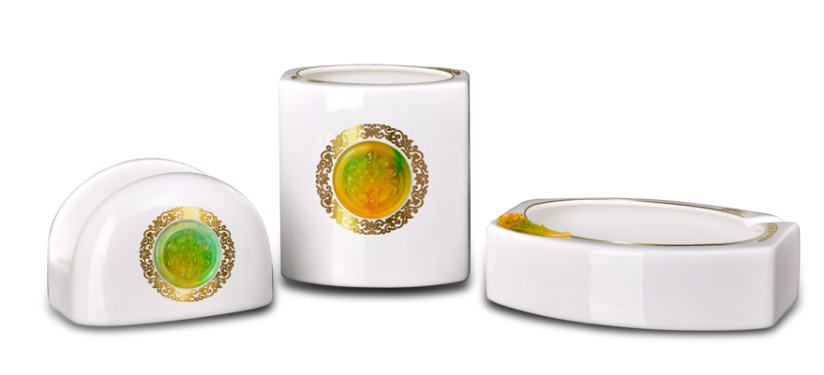 琉光瓷語(yǔ)-福在眼前三件套