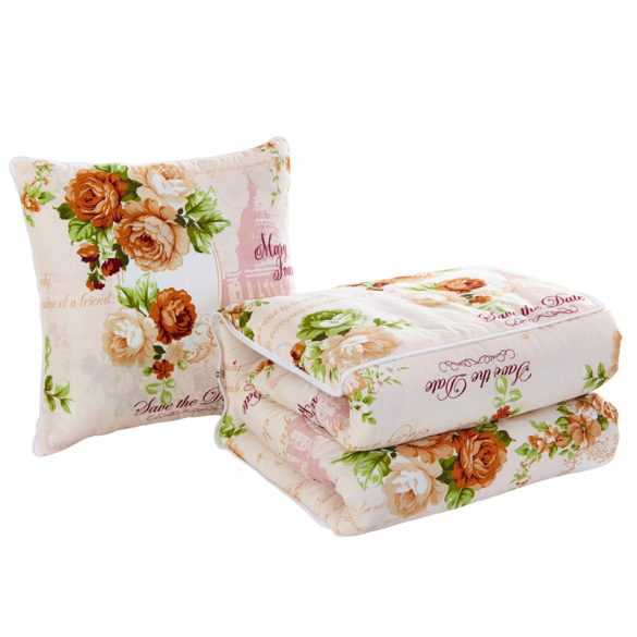 棉絨時尚抱枕被