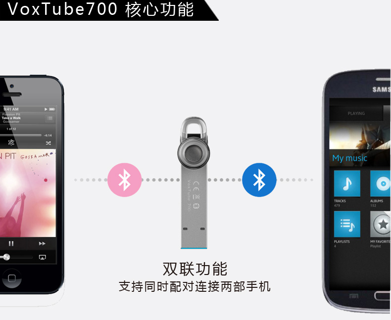 MIPOW BTV700 無線藍牙耳機 手機通用 迷你運動音樂藍牙耳麥