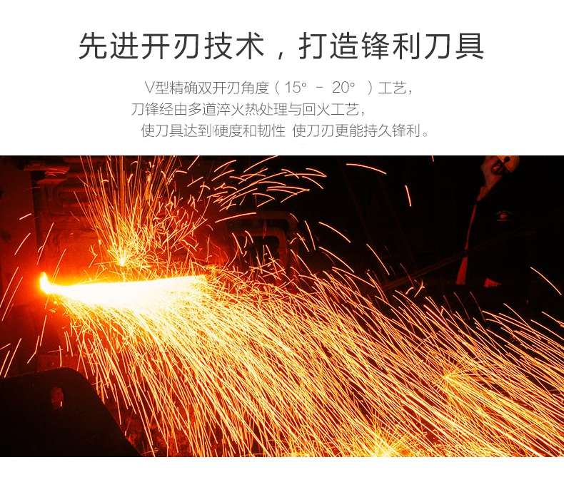 朗馬 德國(guó)進(jìn)口鉬釩鋼高檔進(jìn)口不銹鋼廚房刀具套裝 菜刀心蕊六件套
