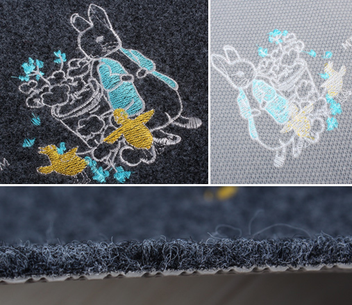 蹭蹭墊繡花系列廣告墊