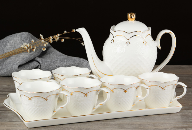 金玫瑰水壺、水杯套裝