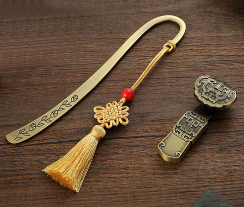 金屬書(shū)簽+8G如意U盤(pán)