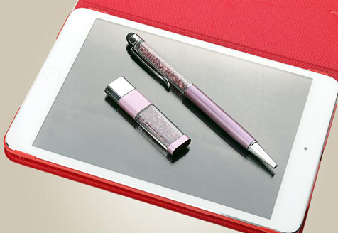 U盤、觸控筆 施華洛世奇水晶水鉆套裝