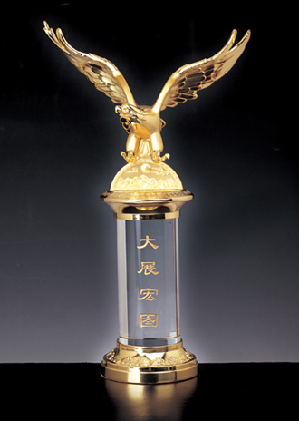 大展宏圖水晶擺件