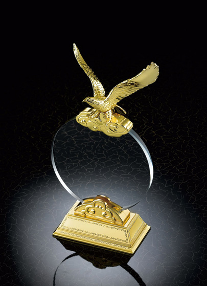 合金、水晶擺件