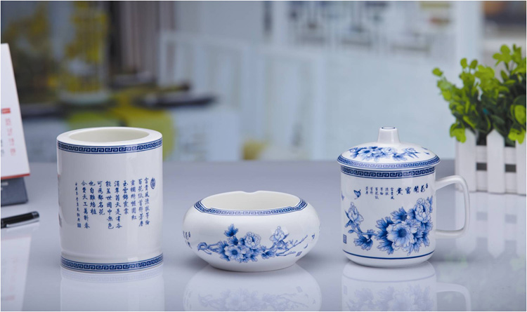 花開富貴 臺面杯三件套