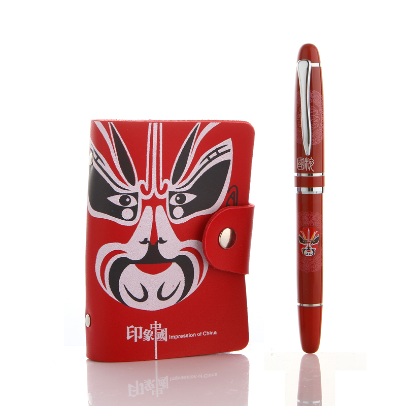 HOLI筆、真皮卡包套裝