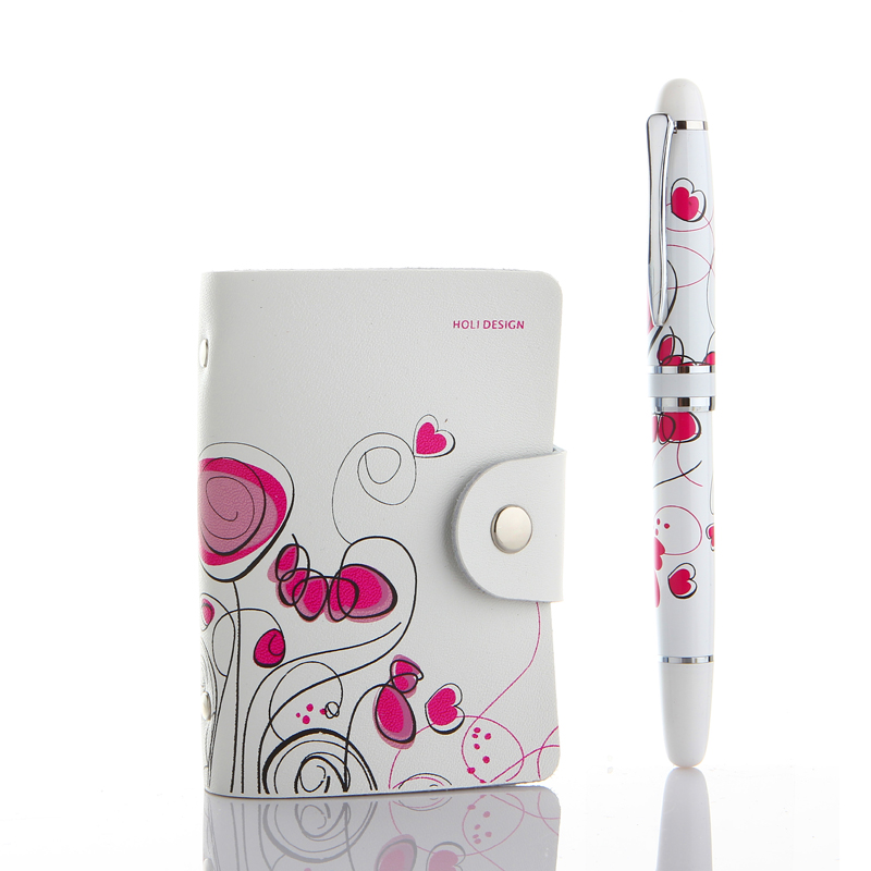 HOLI筆、真皮卡包套裝