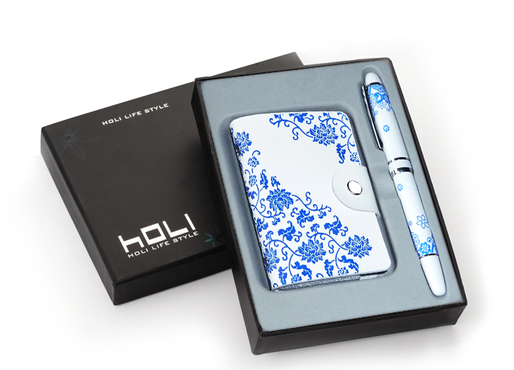 HOLI筆、真皮卡包套裝