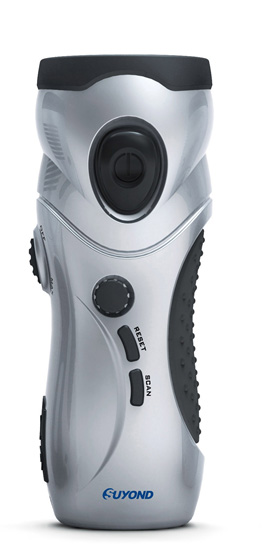 XU-307多功能手搖收音機手電