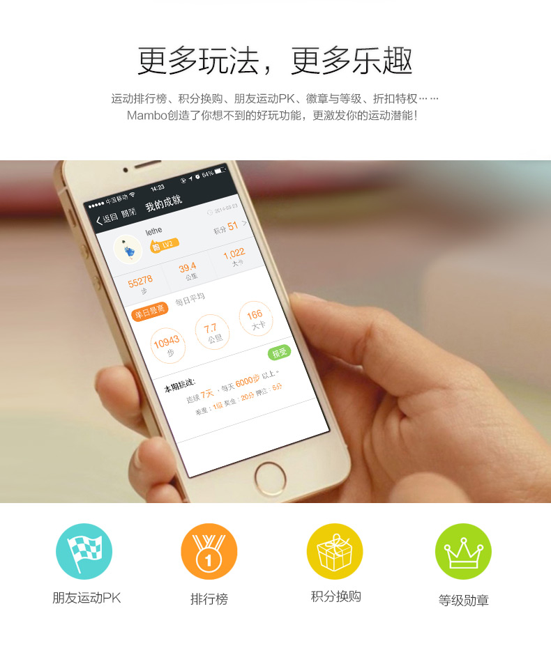 rock&樂心智能心率手環(huán)