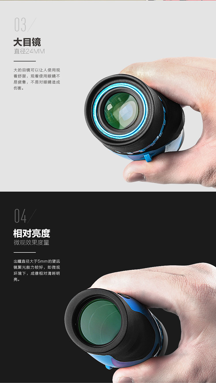 謝菲德 單筒微光夜視非紅外wyj高倍高清演唱會(huì)望遠(yuǎn)鏡