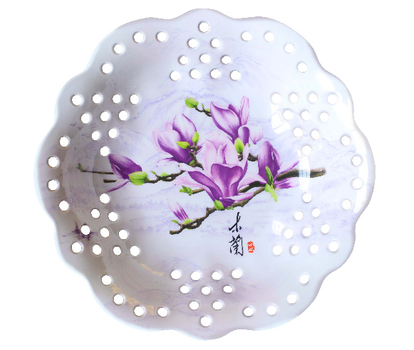 花形點(diǎn)點(diǎn)鏤空果篩、水果盤