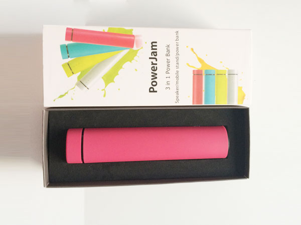 小圓柱帶音響移動(dòng)電源（帶藍(lán)牙）