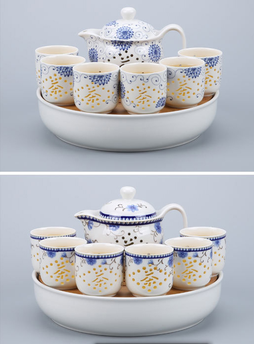 8頭玲瓏茶具、陶瓷茶具