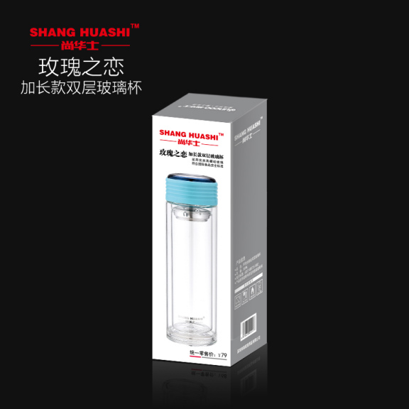 玫瑰之約玻璃杯、玻璃茶杯（彩盒展示圖）