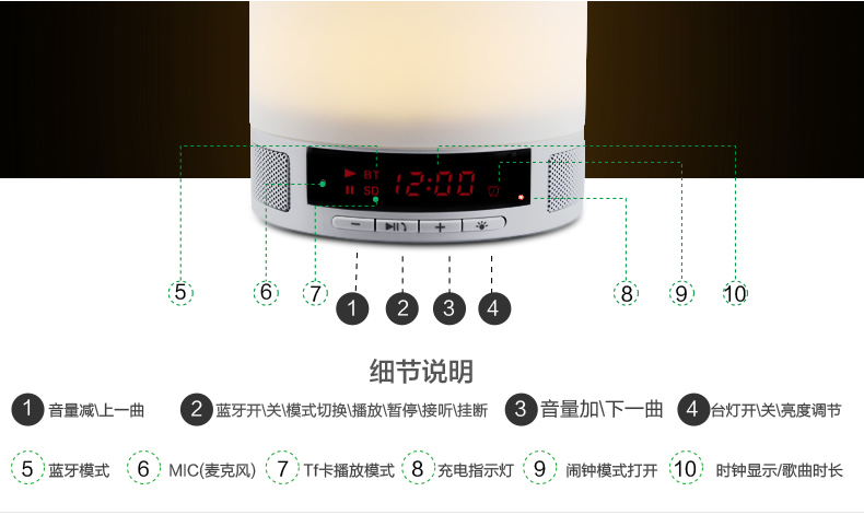 L2 藍(lán)牙音箱、藍(lán)牙音箱燈