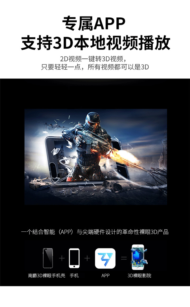 裸眼3D保護(hù)殼、手機(jī)殼