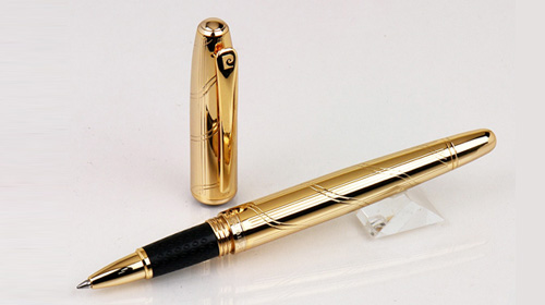 皮爾卡丹奇睿思想者寶珠筆—金色