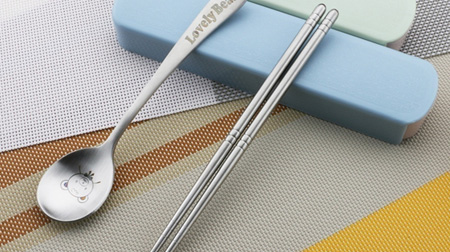 抽拉式兒童餐具兩件套（304泰吉熊）