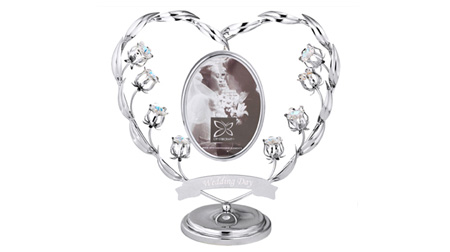 施華洛世奇元素 愛心花環(huán)（相框）－擺件