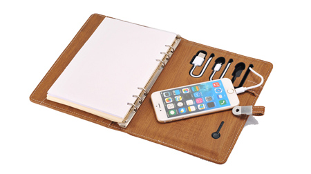 商務(wù)禮品筆記本移動電源(內(nèi)置8GU盤)