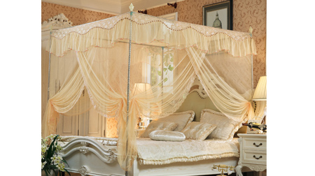 百花開(kāi)三開(kāi)門蚊帳