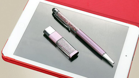 U盤、觸控筆 施華洛世奇水晶水鉆套裝