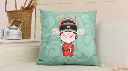 歡樂民族風吉祥靠墊