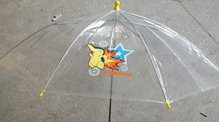 19寸8K手開直桿傘、透明傘