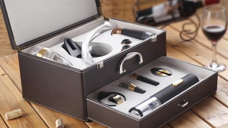 干電電動開瓶器、割紙器、倒酒器、真空酒塞