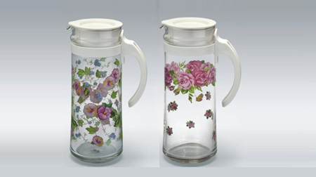 時(shí)尚印花涼水壺