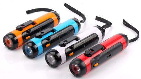 行者5合1汽車工具（手電筒、移動(dòng)電源、FM收音機(jī)、防盜報(bào)警器）