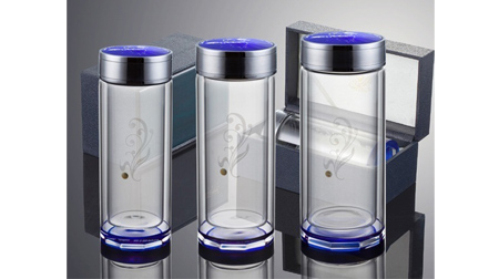 思寶藍水星1、2、3號雙層玻璃杯360ml