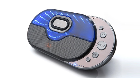 無線藍牙音箱重低音發(fā)光多功能七彩燈立體燈光手機通用插卡音響