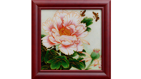 掐絲琺瑯工藝畫(huà)花鳥(niǎo)系列
