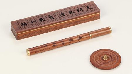 惠風(fēng)清趣3件套（惠風(fēng)清趣臥香爐、酸枝長香管、初心酸枝香插）