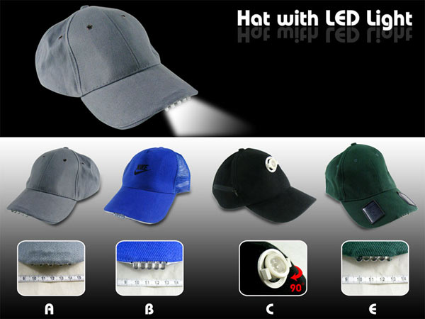 LED發(fā)光帽子，LED照明帽子，LED閃光帽子